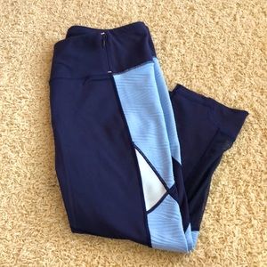 Calia by Carrie navy blue capris